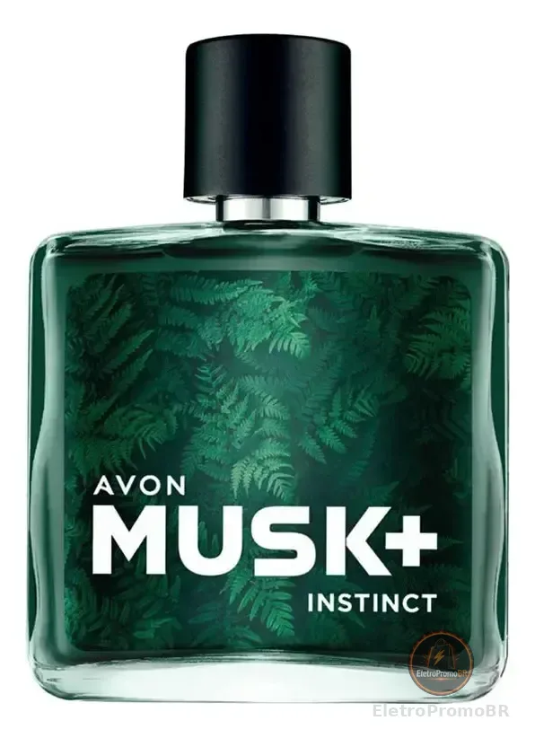 Musk+ Instinct Deo Colônia Masculina 75ml Avon