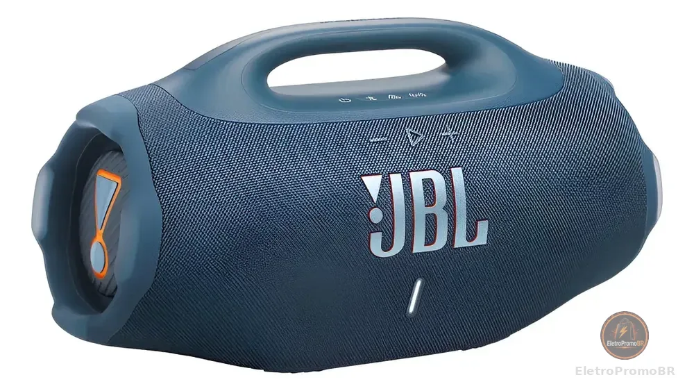 Caixa de Som JBL Boombox 4 Bluetooth Portátil 210W Bivolt Azul
