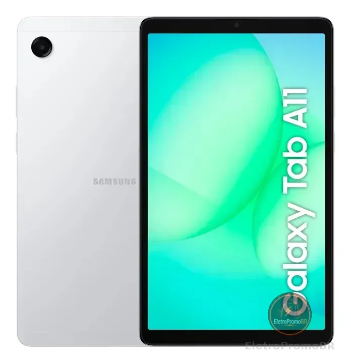 Galaxy Tab A11, 64gb, 4gb Ram, Tela De 8.7 , Bateria 5.100mah, Câmera Frontal 5mp, Câmera Traseira 8mp, Wifi Prata