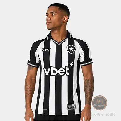 Camisa Botafogo I 25/26 s/n Torcedor Reebok Masculina