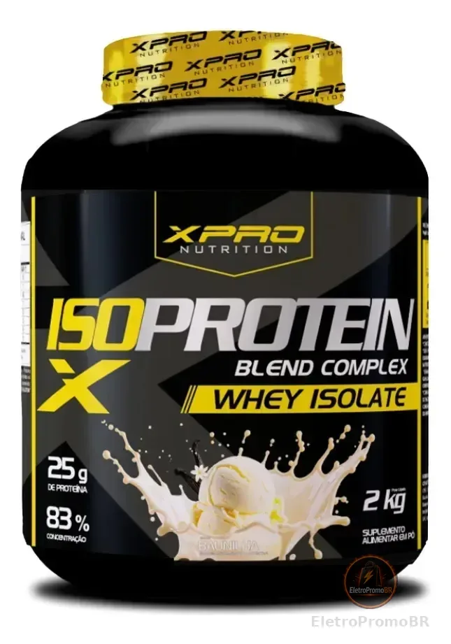 Whey Protein Iso Blend Complex 2kg Baunilha Zero Açúcar - XPro Nutrition