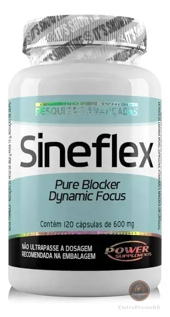 Sineflex 120 Cápsulas - Bloqueador De Gordura + Termogênico - Power Supplements Sem Sabor
