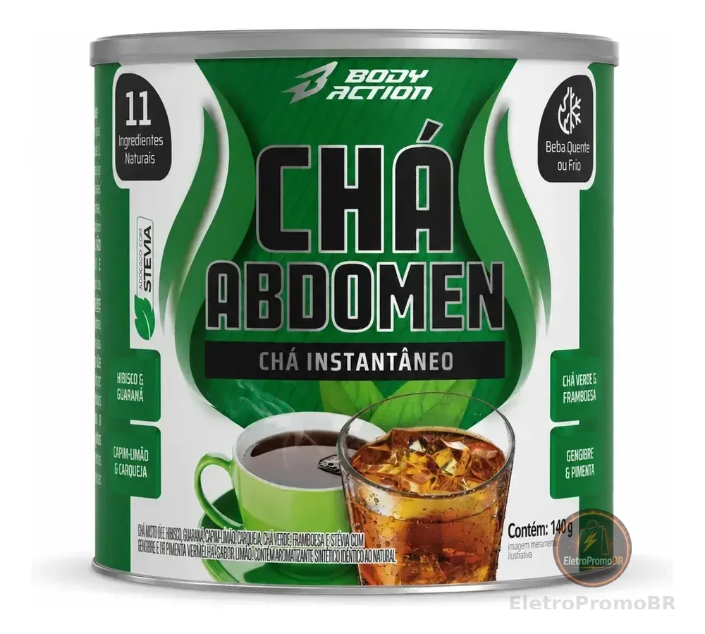 Cha Abdomen Bodyaction 140g Hibisco Guarana Carqueja