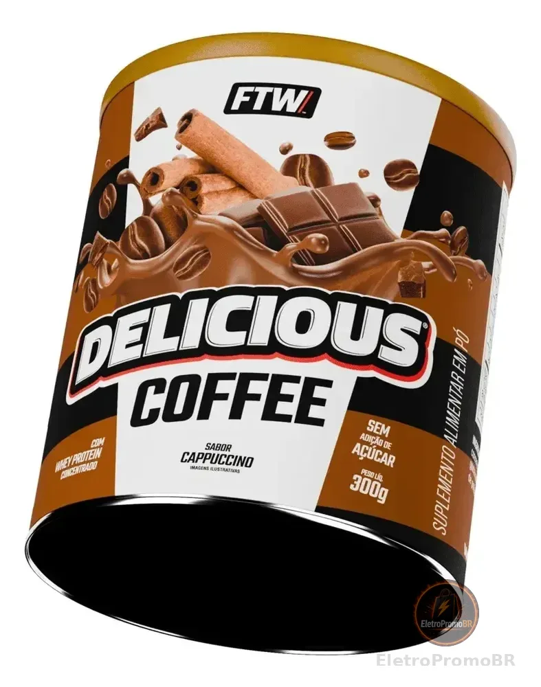 Delicious Coffee FTW 300g Cappuccino Proteico Energia e Performance