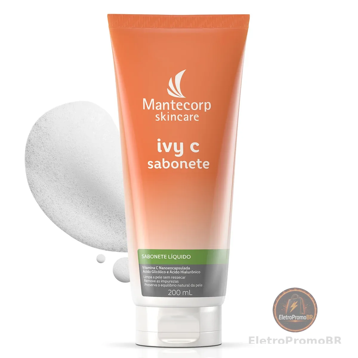 IVY C SABONETE LIQUIDO BG 200ML, Mantecorp Skincare