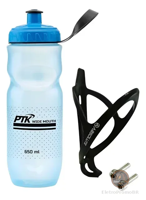 Caramanhola Garrafa Squeeze De Agua 650ml+ Suporte Absolute