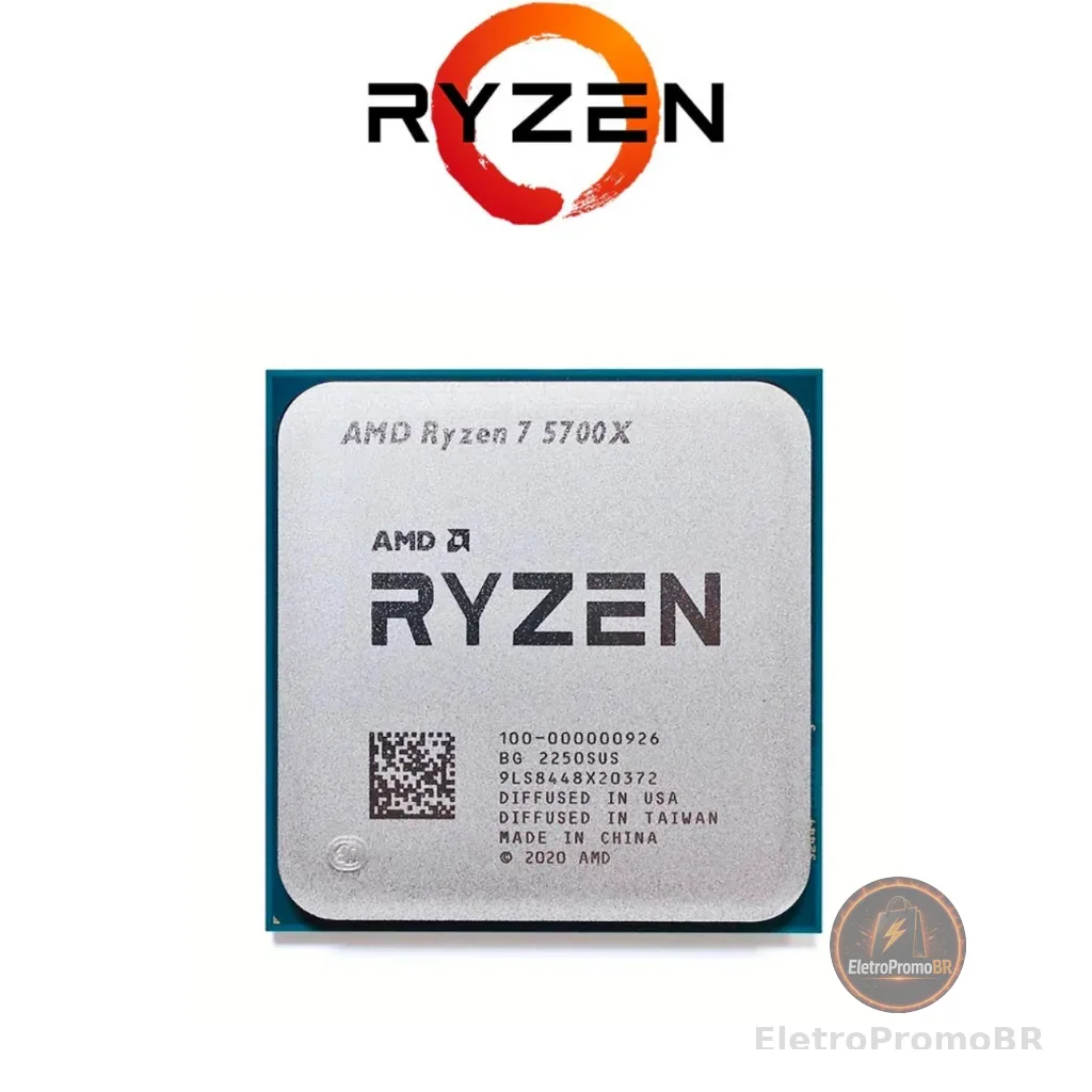 5700x Processador Ryzen 7 5700x 3.4ghz (4.6ghz Max) - Novo S/Box