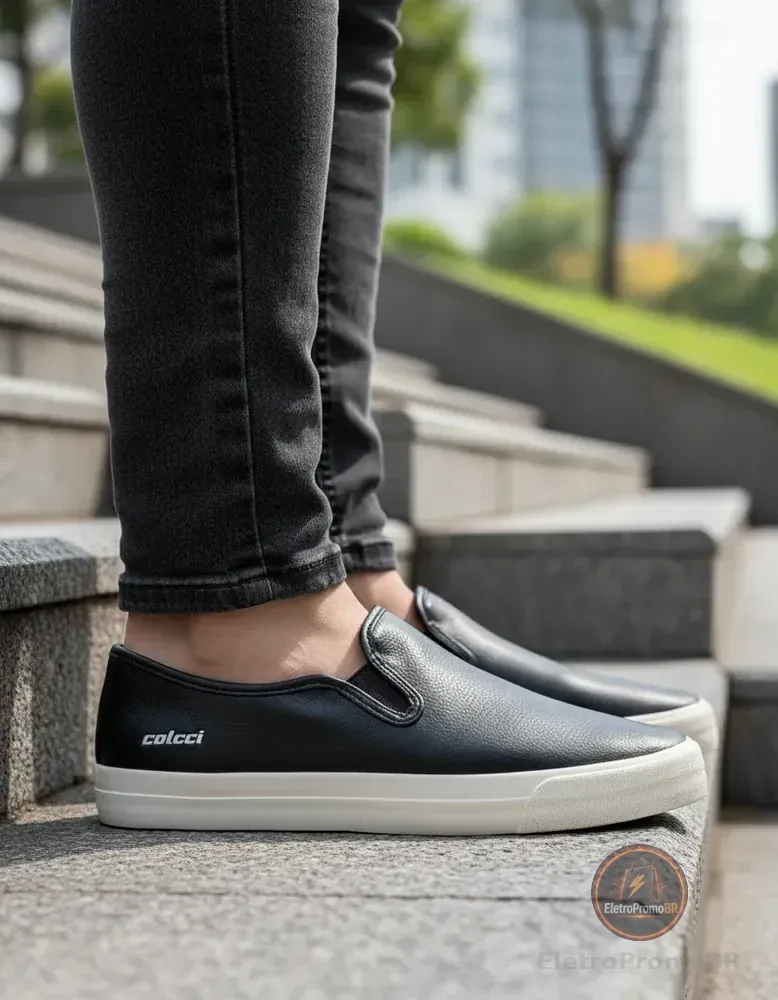 Tênis Grafic 001 Colcci Masculino Casual Confortável Leve Preto/off-white Gráfico 41