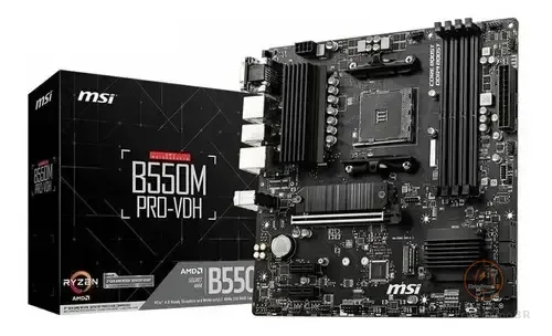 Placa-mãe MSI B550m Pro-VDH Am4 HDMI VGA Dport