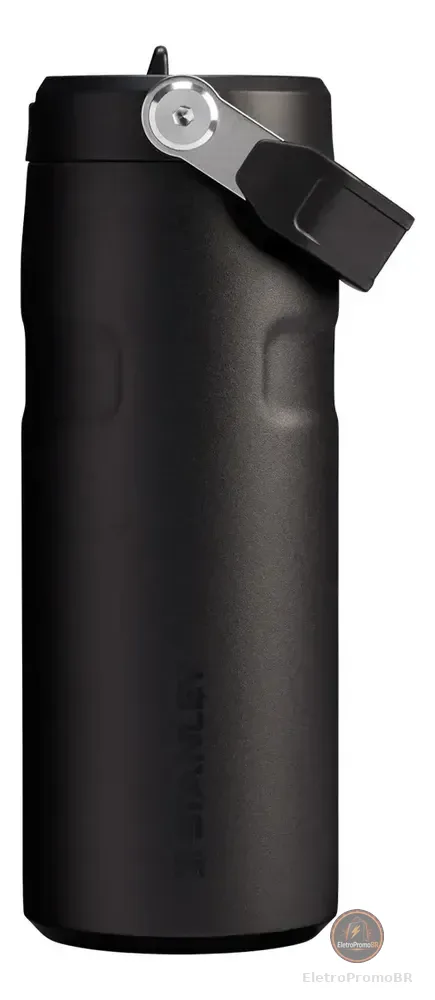 Garrafa Térmica Stanley Aerolight Flip Straw Black 473ml