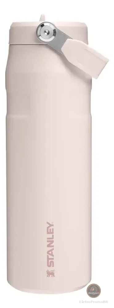 Garrafa Térmica Stanley Aerolight Flip Straw Rose Quartz 710ml