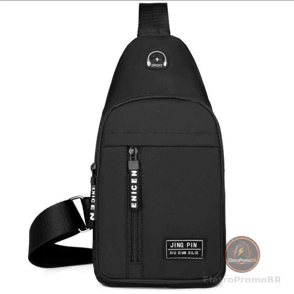 mochila masculina impermeável bolsa de ombro pequena