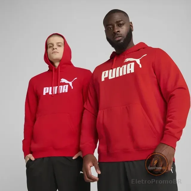 Moletom Com Capuz Essentials No. 1 Logo Masculino Puma