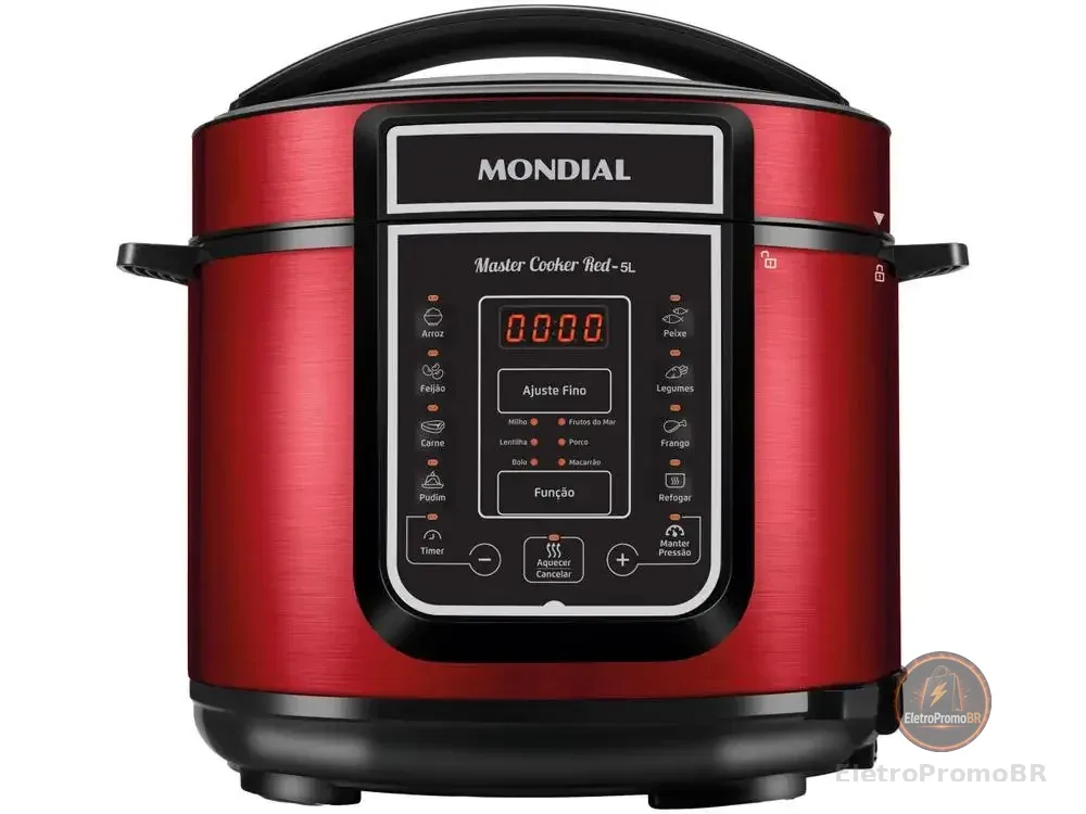 Panela de Pressão Elétrica Digital Mondial - 110V - AliExpress 6
