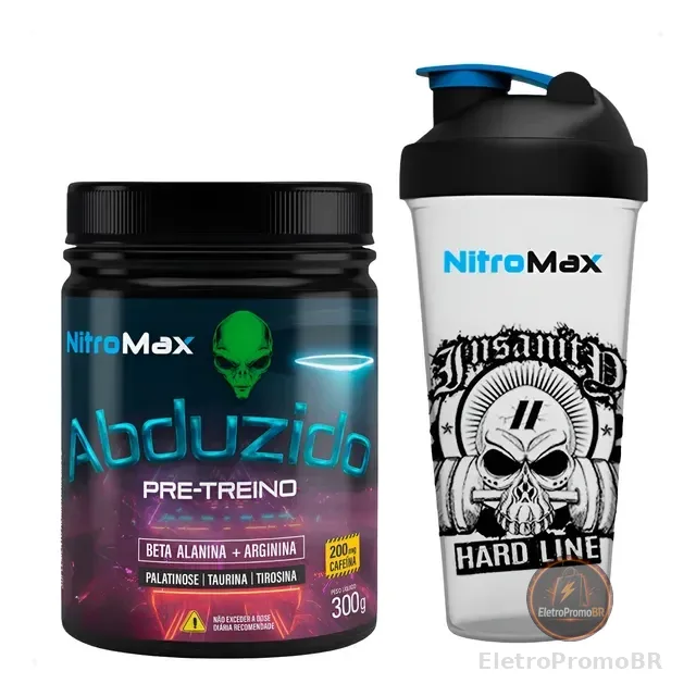 Pre Treino Abduzido 300g + Brinde - Nitromax