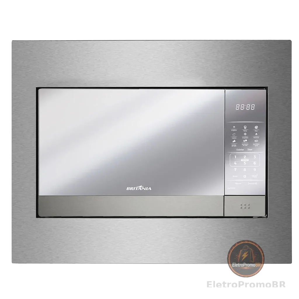 Micro-ondas de Embutir Britânia 28L Tira Odor BMB28IEB