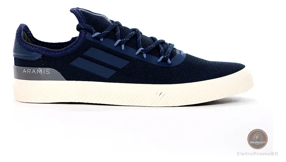 Tênis Aramis Daily Knit Marinho Ergonomico Macio Azul Azul 41 Br