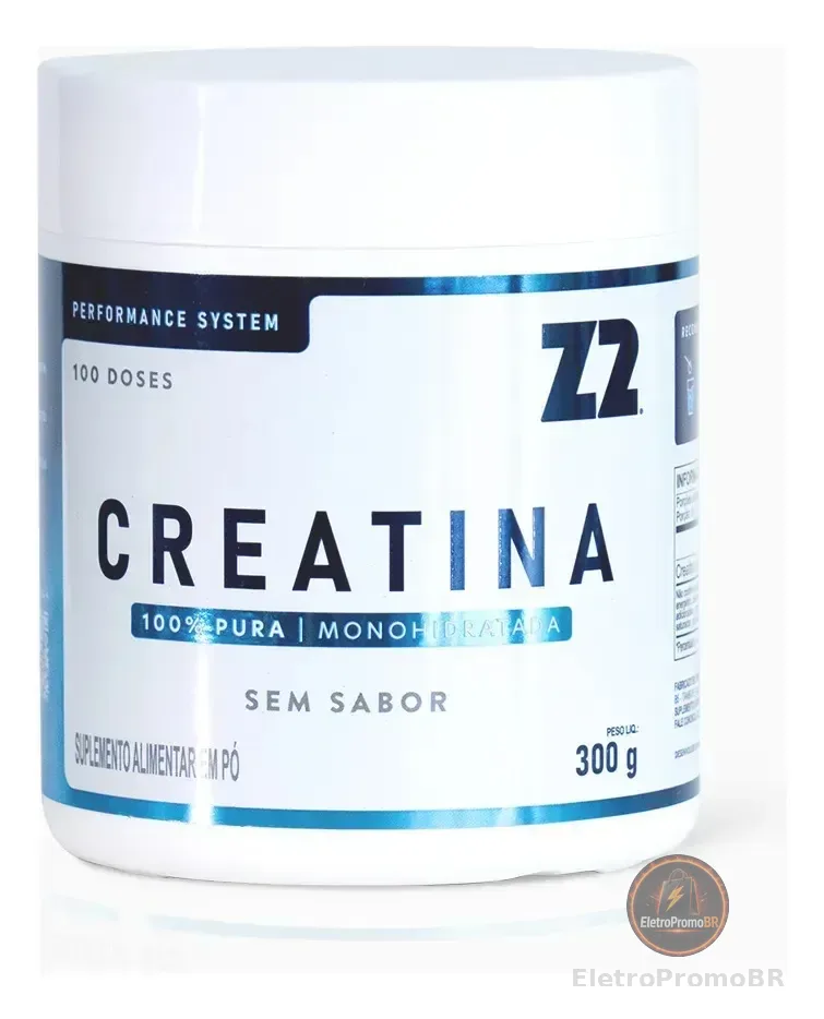 Creatina Monohidratada 100% Pura Z2 Performance 300g Neutro