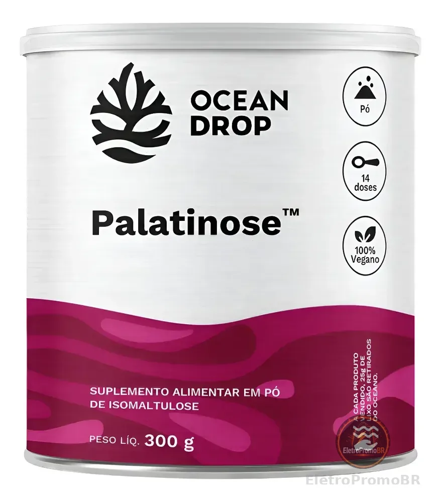 Palatinose Ocean Drop Carboidrato Pré Treino Energia Atp Palatinose 300g Sem Sabor