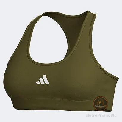 Top Adidas Treino Suporte Médio Feminino
