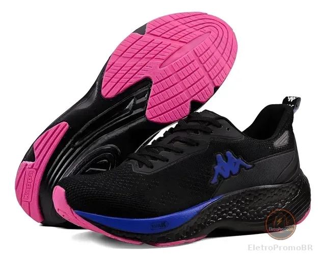 Tênis Kappa Pulse Rx Unissex Corrida Conforto