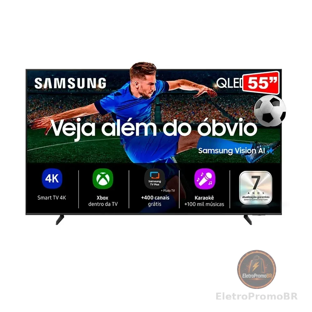 Smart Tv Samsung 55" QLED UTRA 4k Vision Ai QN55QEF1 HDR 130W