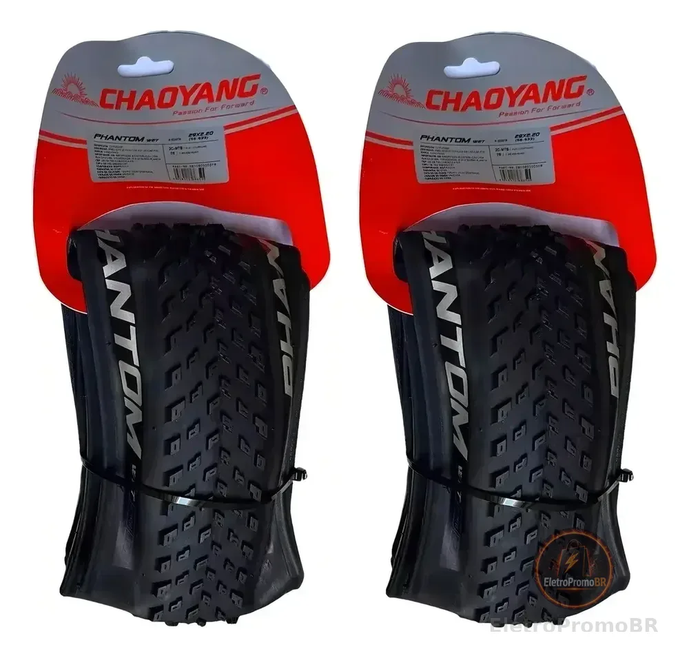 Par Pneus Chaoyang Phantom Wet Tubeless Bike Aro 29x2.20 Mtb