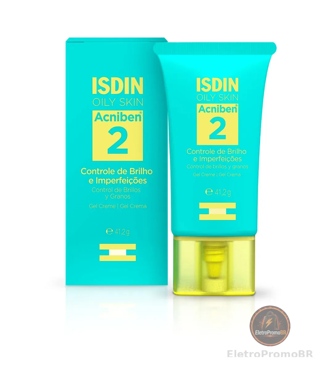 ISDIN Acniben Gel Creme Hidratante Facial Controle de Brilho e Imperfeições - 41,2g