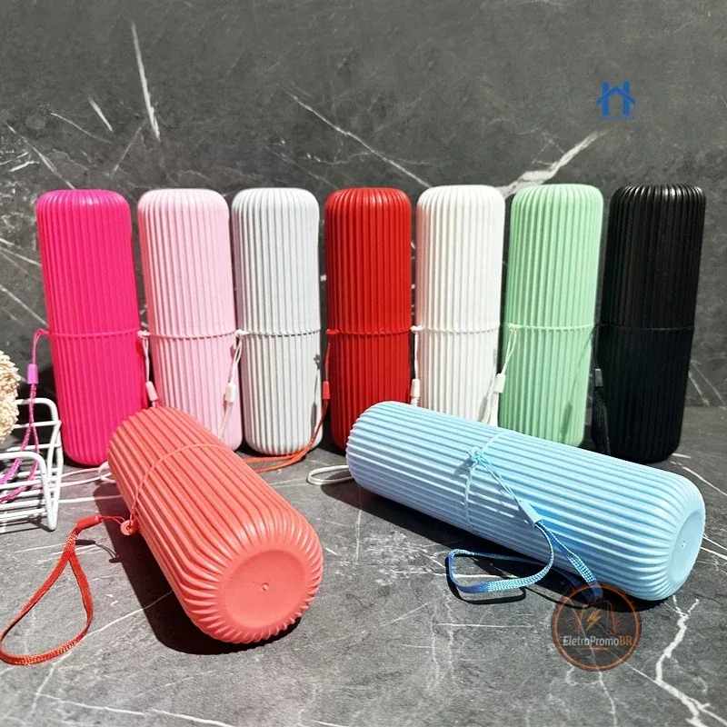 Estojo De Escova De Dentes Portátil De Viagem Escova De Dent Para escovas de dentes Organizador Caneca de água