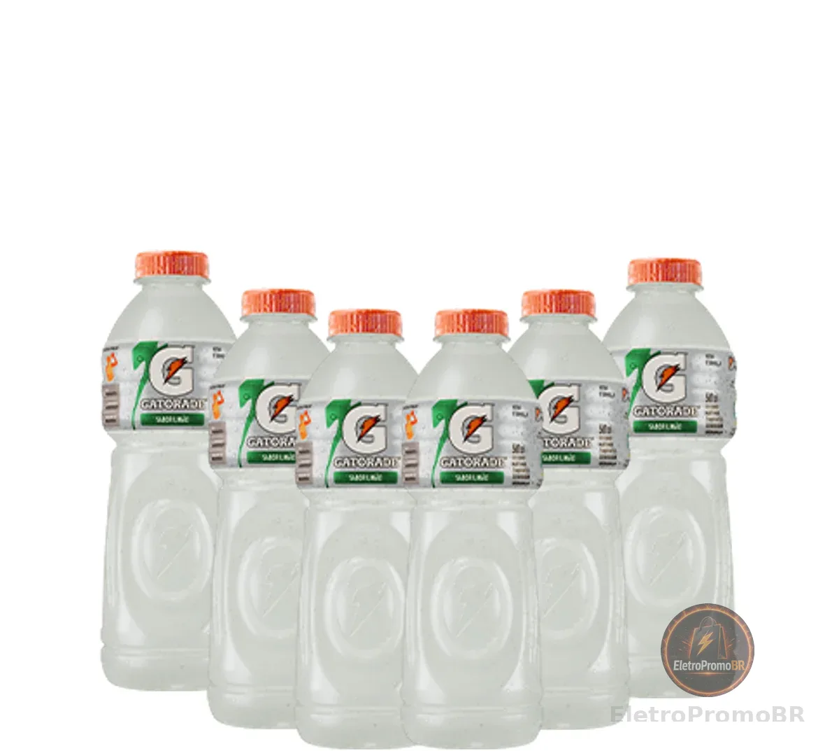 Isotônico Gatorade, Limão, Garrafa 500ml, Pack com 6 unidades