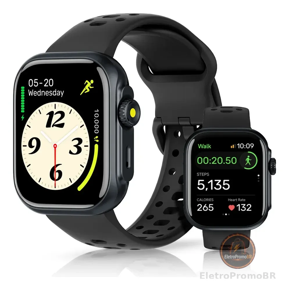 Smartwatch Bettdow,relogio Smartwatch Alexa Ai,3atm À Rova D'água, Relogio Smartband Com Gps,chamada De Voz Bluetooth,modo Esportivo,preto