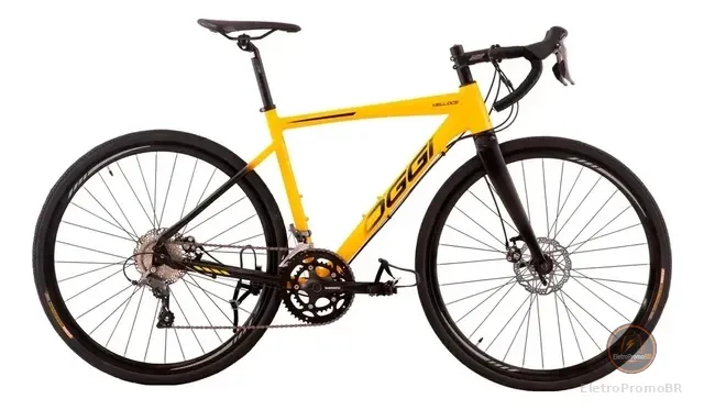 Bicicleta Speed Aro 700 Oggi Velloce Cinza 2024 Claris