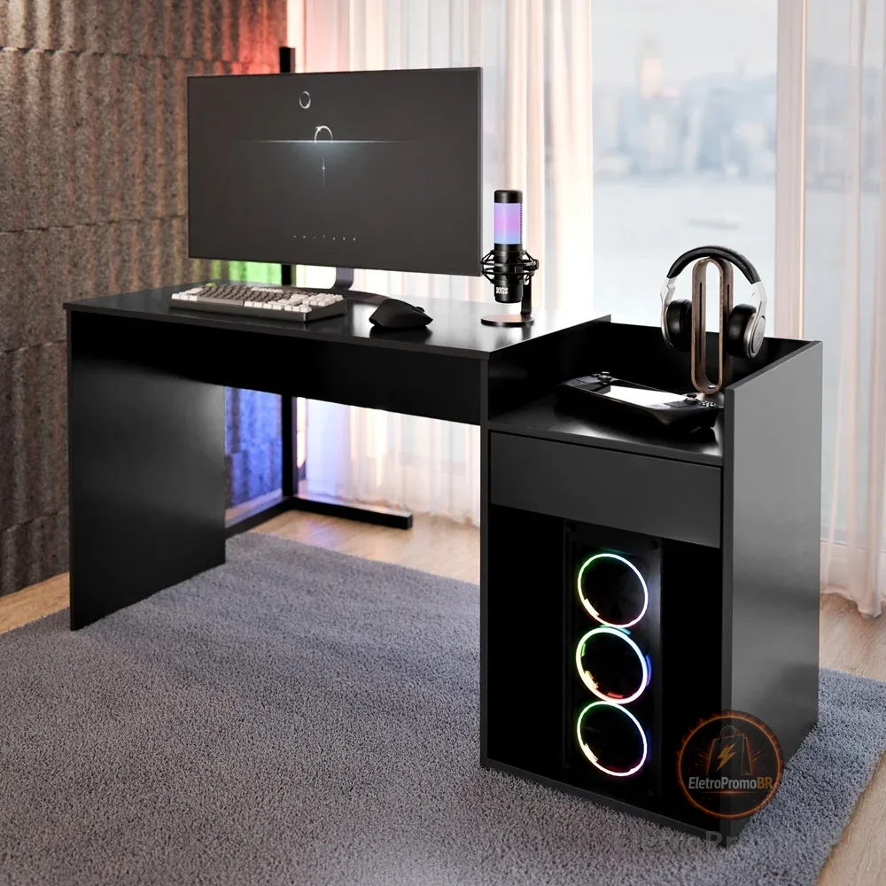 Mesa para Computador Gamer Escrivaninha Eros