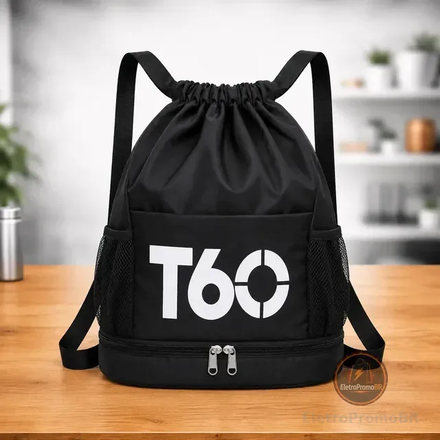 Mochila Bolsa Saco Esportiva Impermeável Unissex Moderna