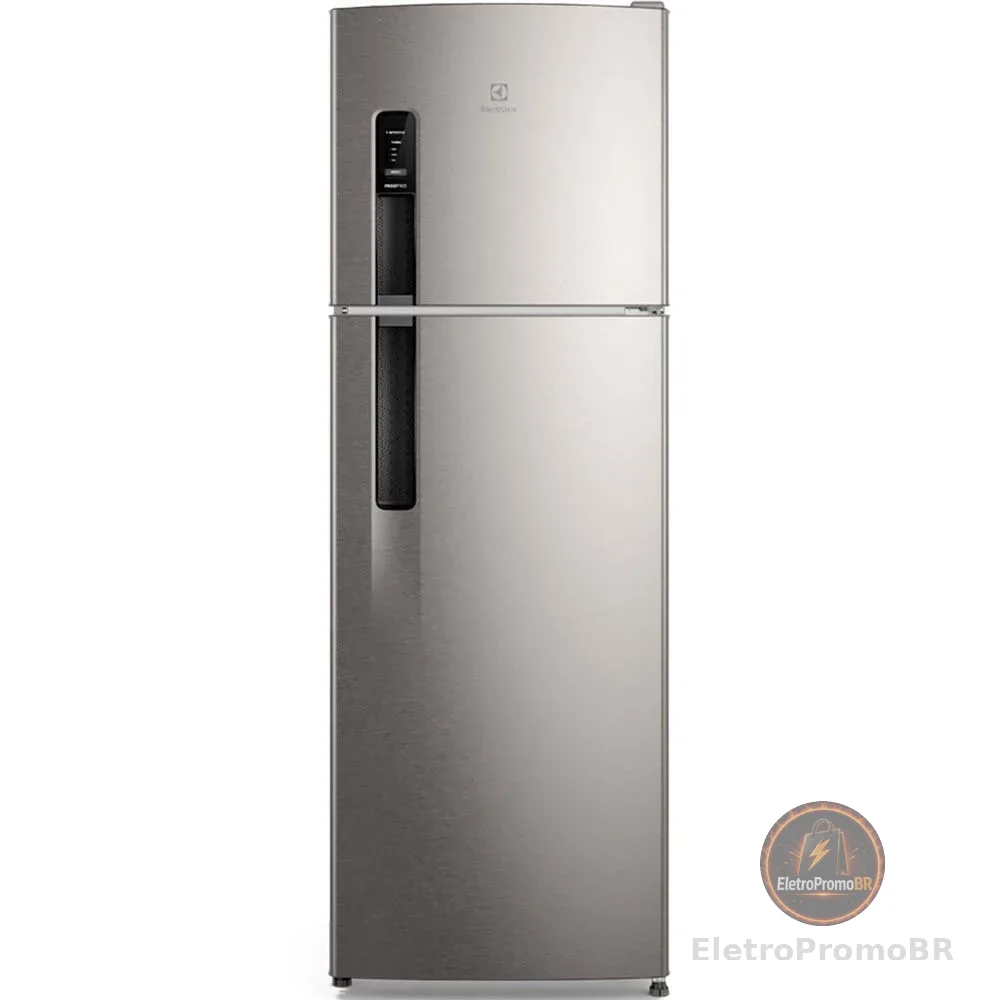 Geladeira Electrolux Frost Free 380L AutoSense Inverter Duplex Inox Look (IF41S)