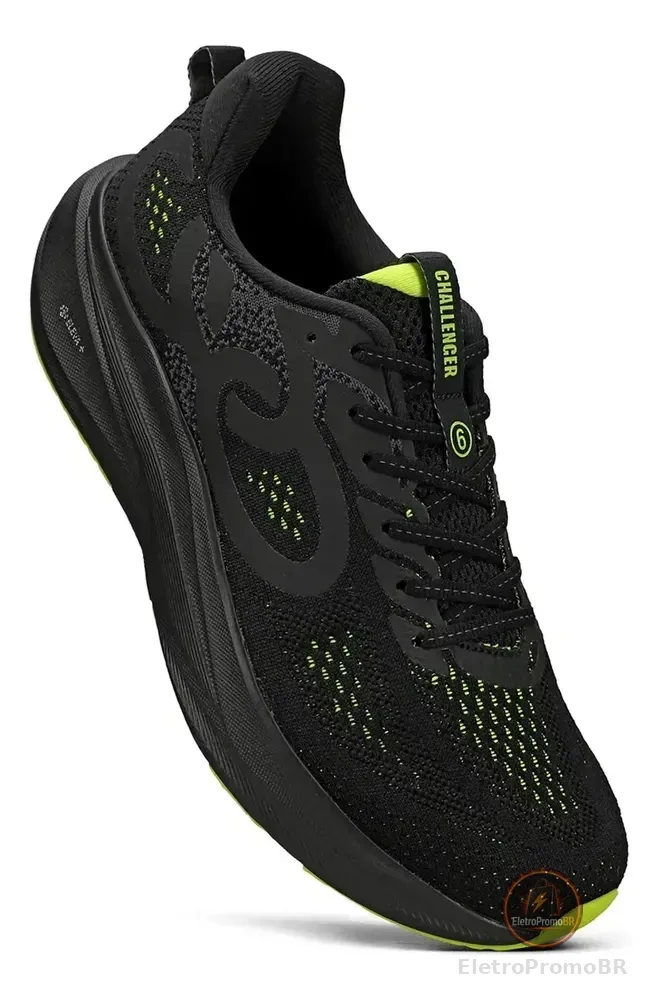 Tênis Olympikus Masculino Challenger 6  Preto  Preto 43 Br