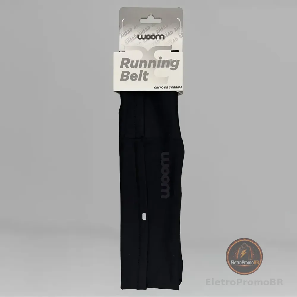 Cinto De Corrida (running Belt) Gearlab Woom Preto Unissex I Preto M