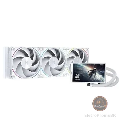 Water Cooler MACH1 POLAR ARGB, 360mm, AMD e Intel, Branco - IRV360WH
