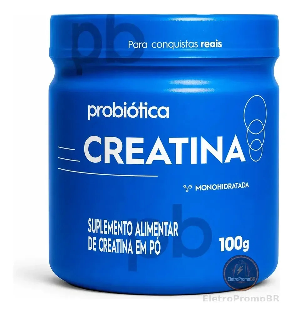 Creatina Probiotica 100g Monohidratada Sem Sabor