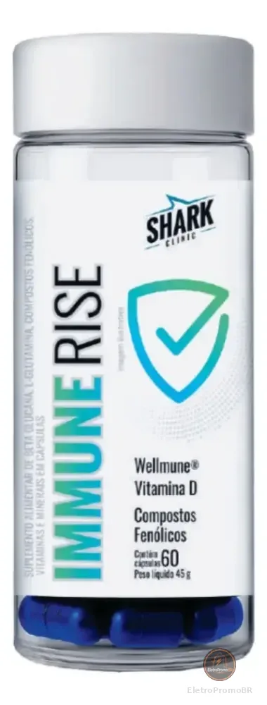 Immune Rise Pote Com 60 Cápsulas Sabor Sem Sabor