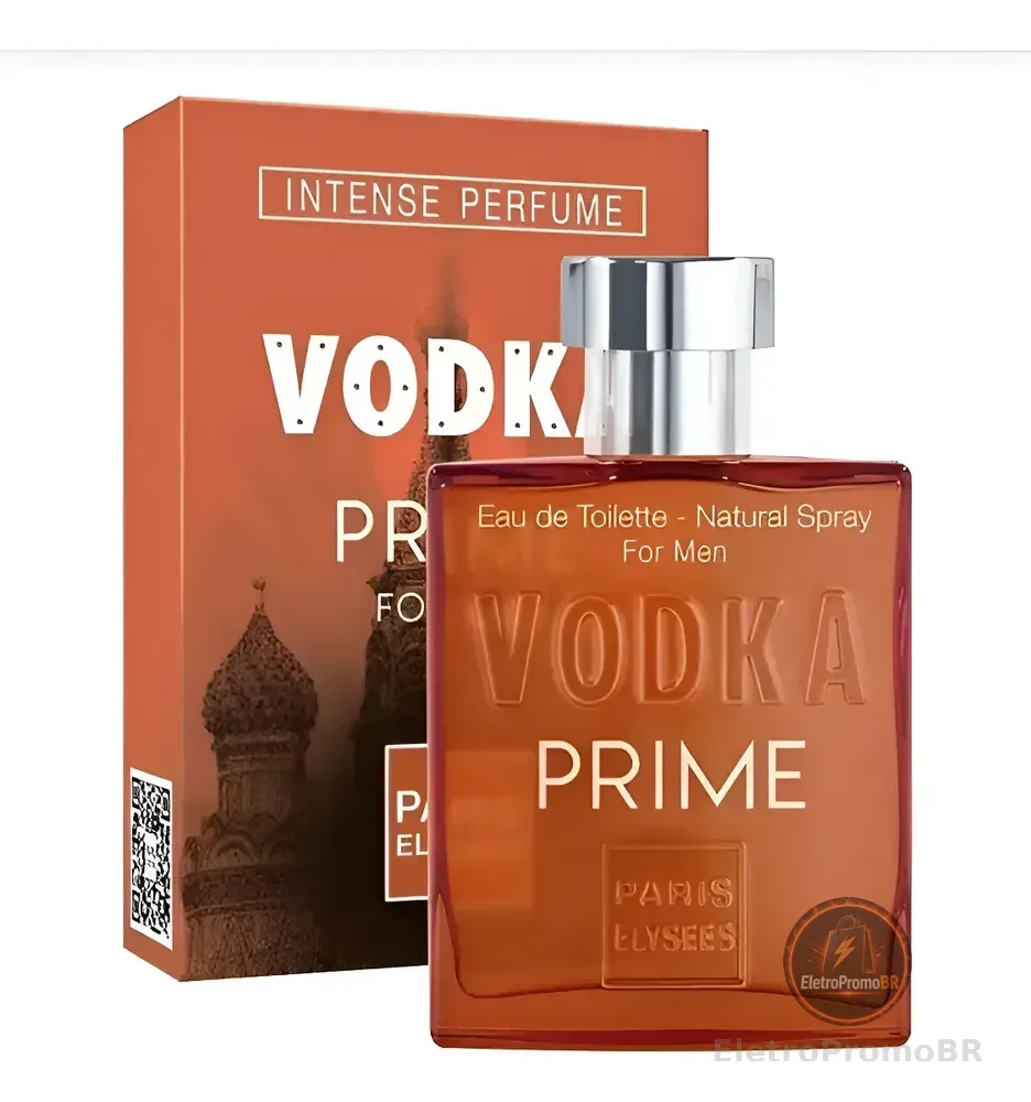 Perfume Vodka Prime For Men Lançamento Paris Elysees