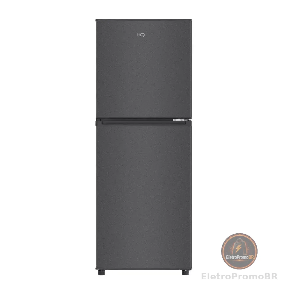 Geladeira Refrigerador Compacto HQ Defrost 140 Litros Preta HQ-140RDF (220, Volts)