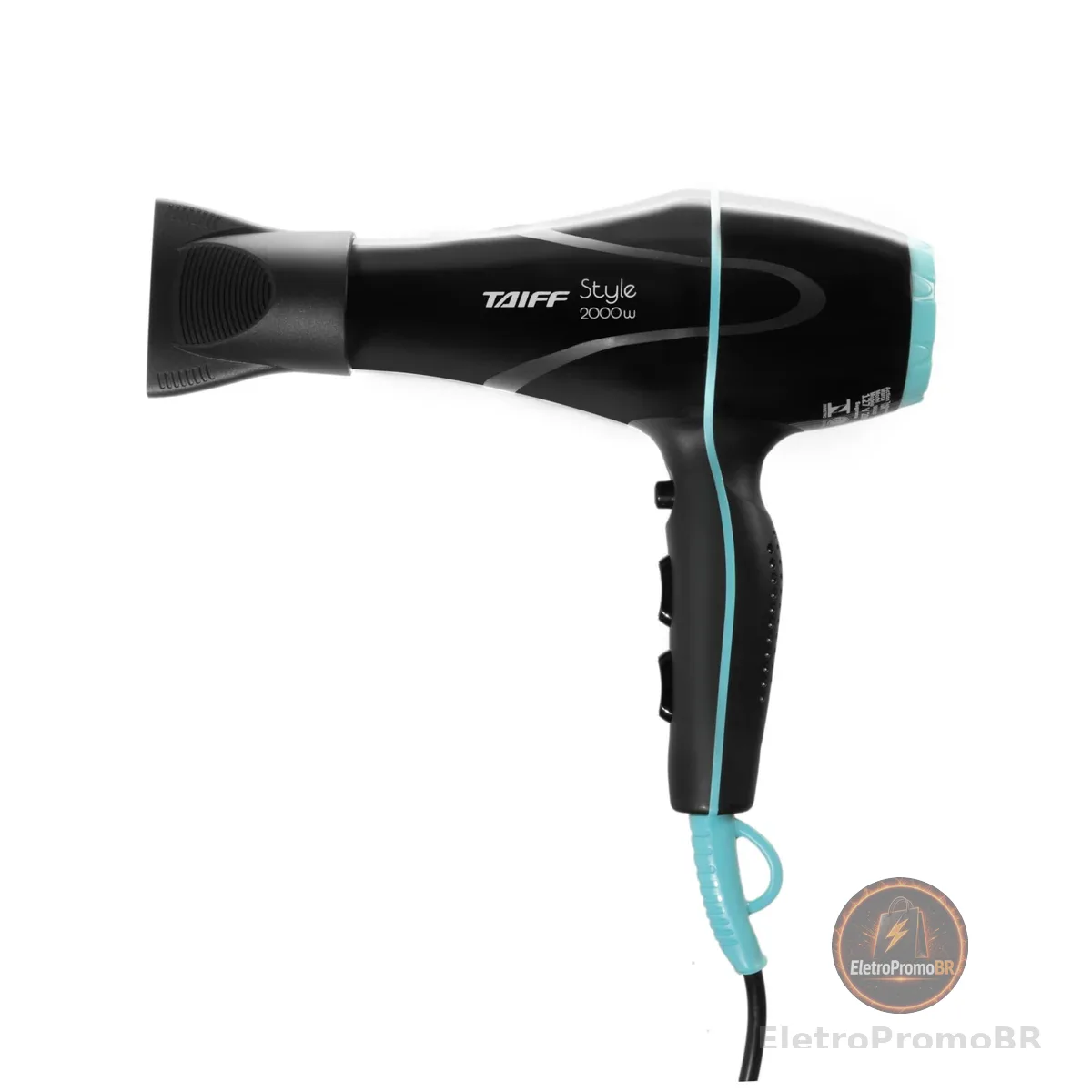 Secador 2000w 127v, Taiff, Style 333, Preto, Pequeno