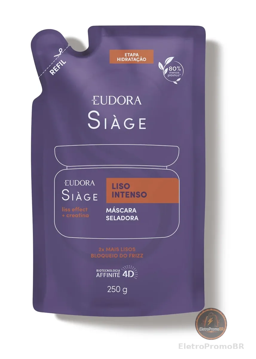 SIAGE REFIL MÁSCARA CAPILAR LISO INTENSO 250g