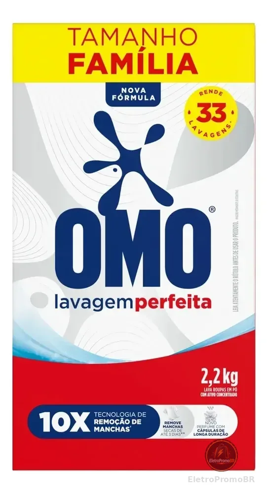 Sabão Em Pó Omo Lavagem Perfeita 2.2kg
