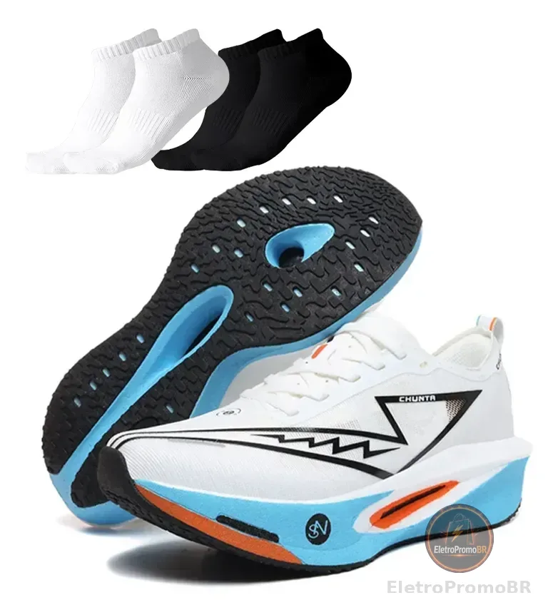 &tênis De Corrida Autênticos De Fibra De Carbono Chunta 2026- 2277 White Orchid 41