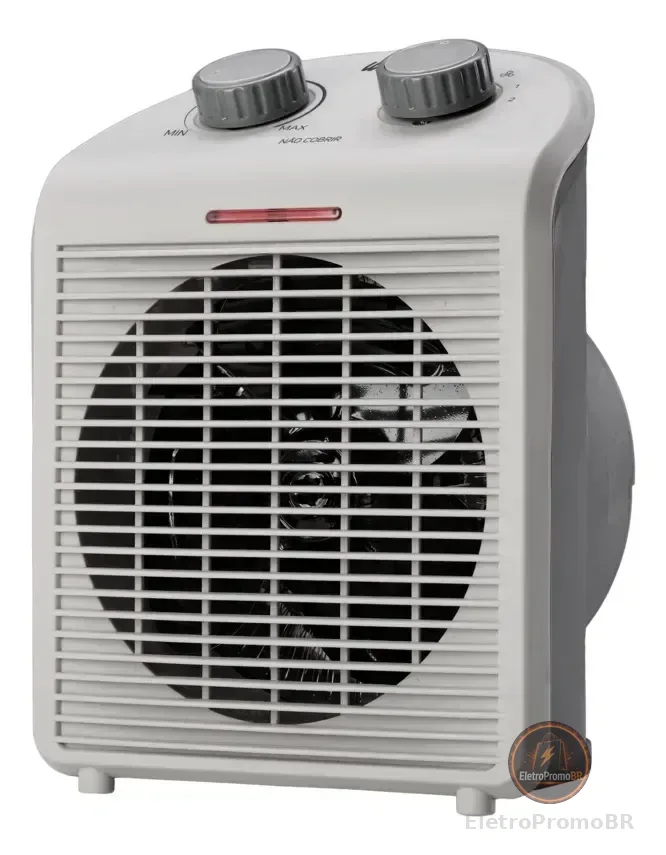 Aquecedor Elétrico Portátil 3 em 1 WAP Air Heat com Ventilador e Triplo Sistema de Segurança