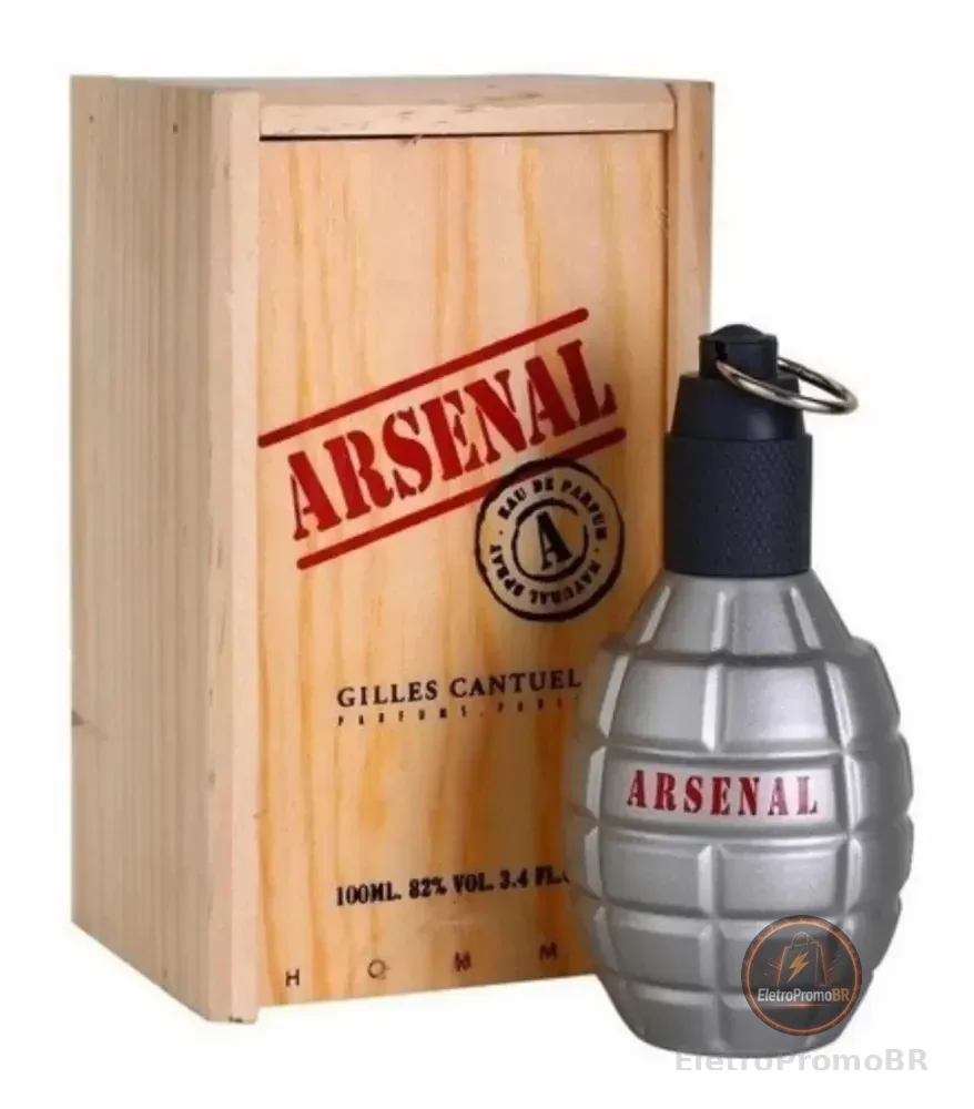 Perfume Arsenal Grey Gilles Cantuel Edp 100ml Masculino + NF