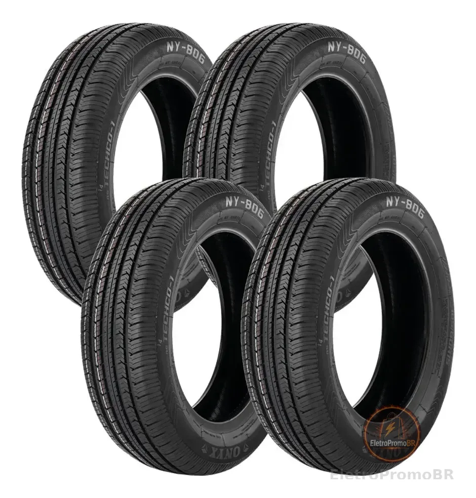 Jogo 4 Pneus Onyx Aro 15 Ny-806 185/60r15 84h H