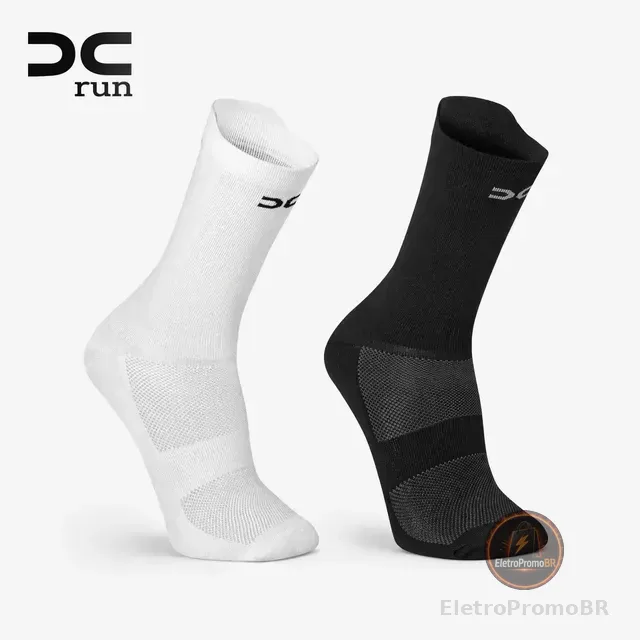 Kit 2 Par Meia Esporte Fitness Corrida Ciclismo Academia Gym